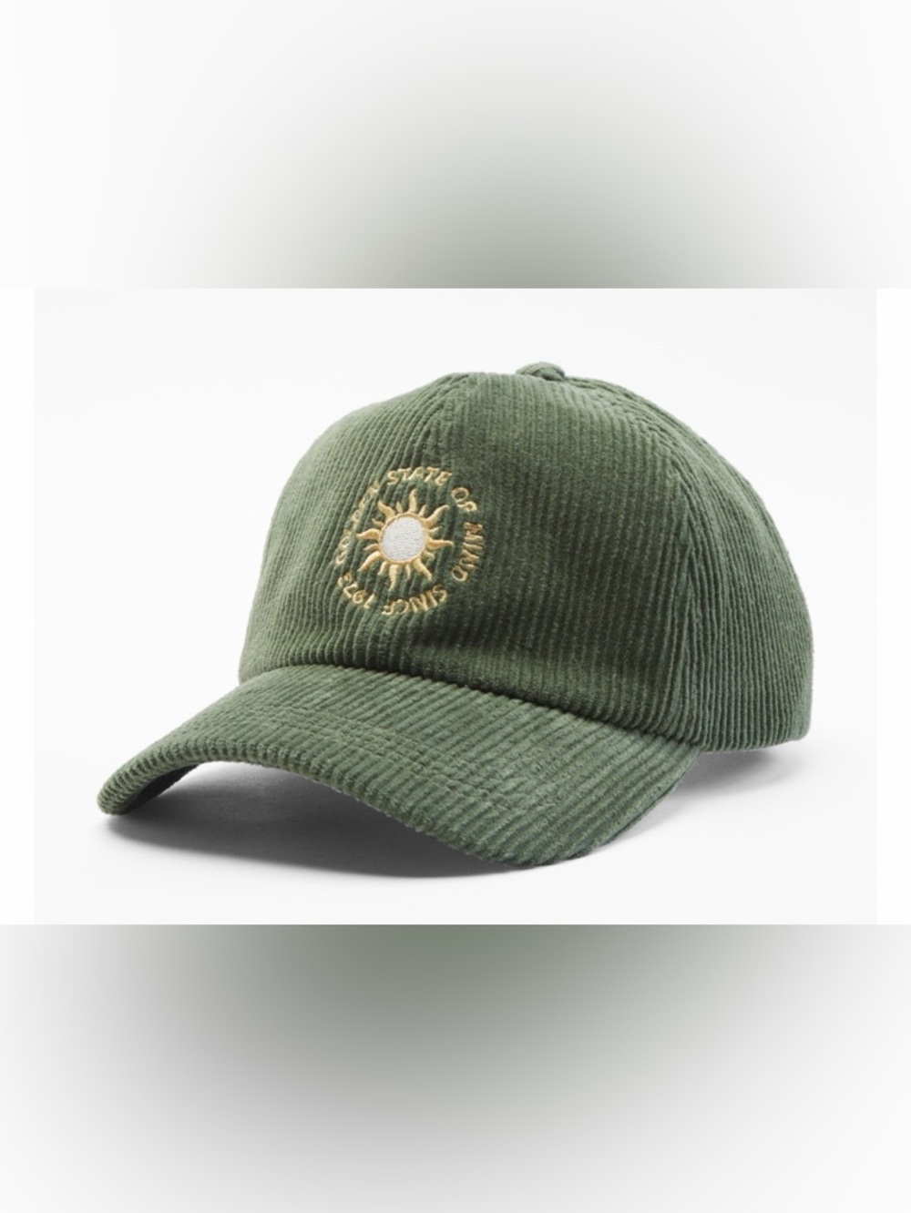 Billabong Sage Green Corduroy Sun Cap